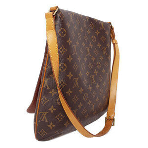 Louis Vuitton Musette Monogram Brown Shoulder Leather Bag